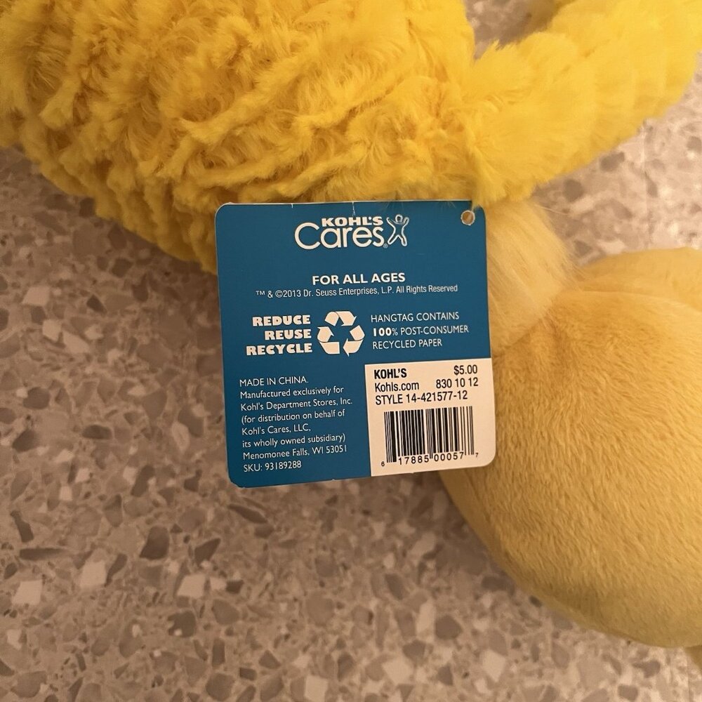 Kohl's Cares for Kids Plush Stuffed Snoozapalooza Plush Stuffed Toy Animal Tags - Picture 6 of 7